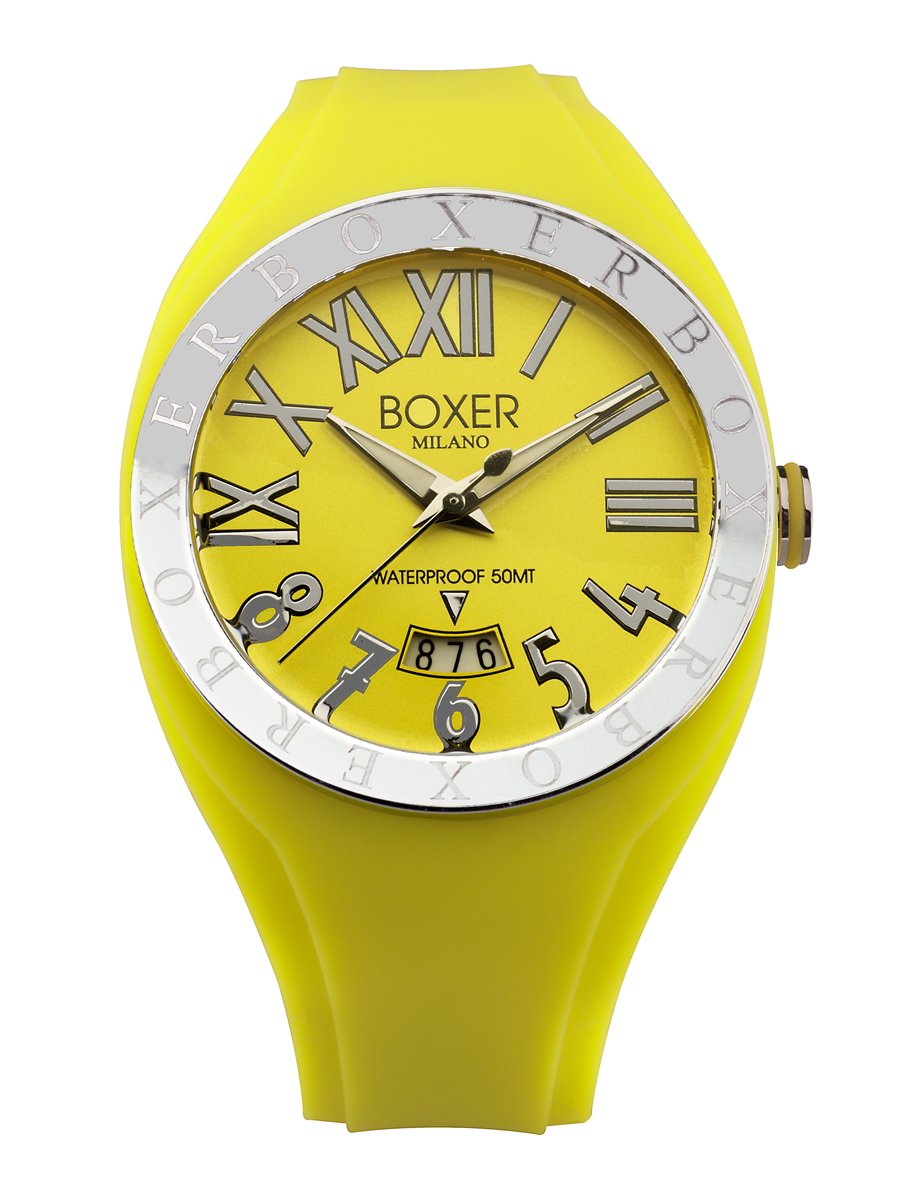Men's Luminous Yellow Roman Numerals Date Watch - Waterproof & Glow in the Dark - Perfect for Nighttime Activities, Outdoor Adventures & Fashion Statement