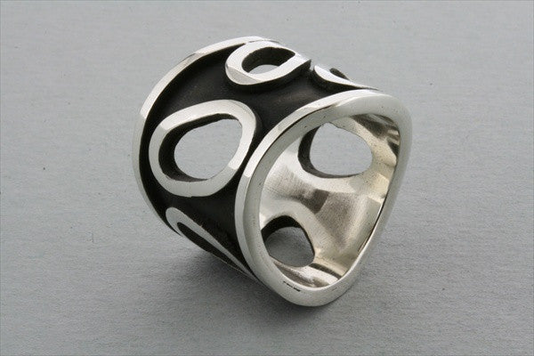 Inside Out Cutout Ring - Sterling Silver Jewelry for Women - Perfect for Everyday Wear & Special Occasions