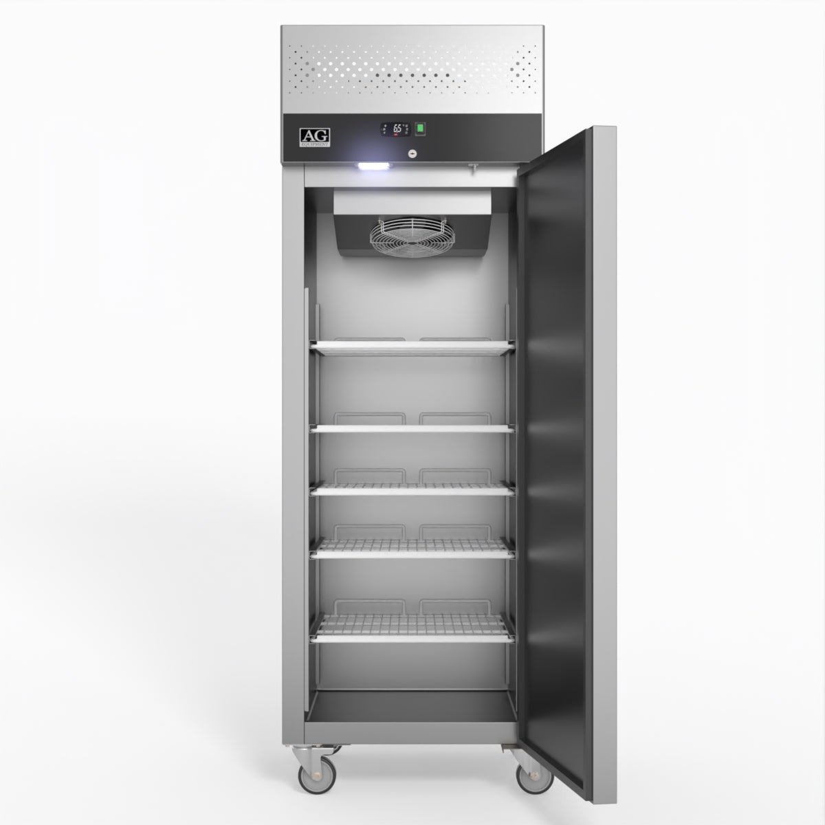429L Stainless Steel Upright Single Door Refrigerator - Commercial Kitchen, Restaurant, Bar & Home Use