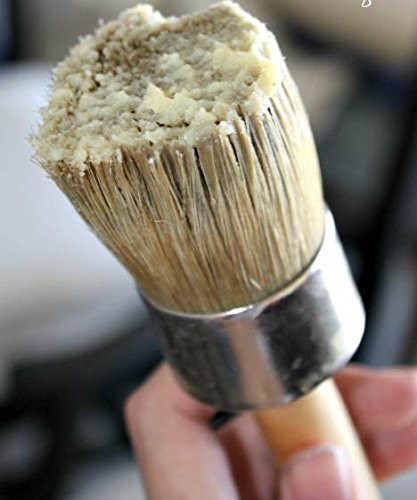 Professional Wax Brush (R15) for Chalk Paint - Durable & Smooth Application for Furniture, Cabinets & DIY Projects