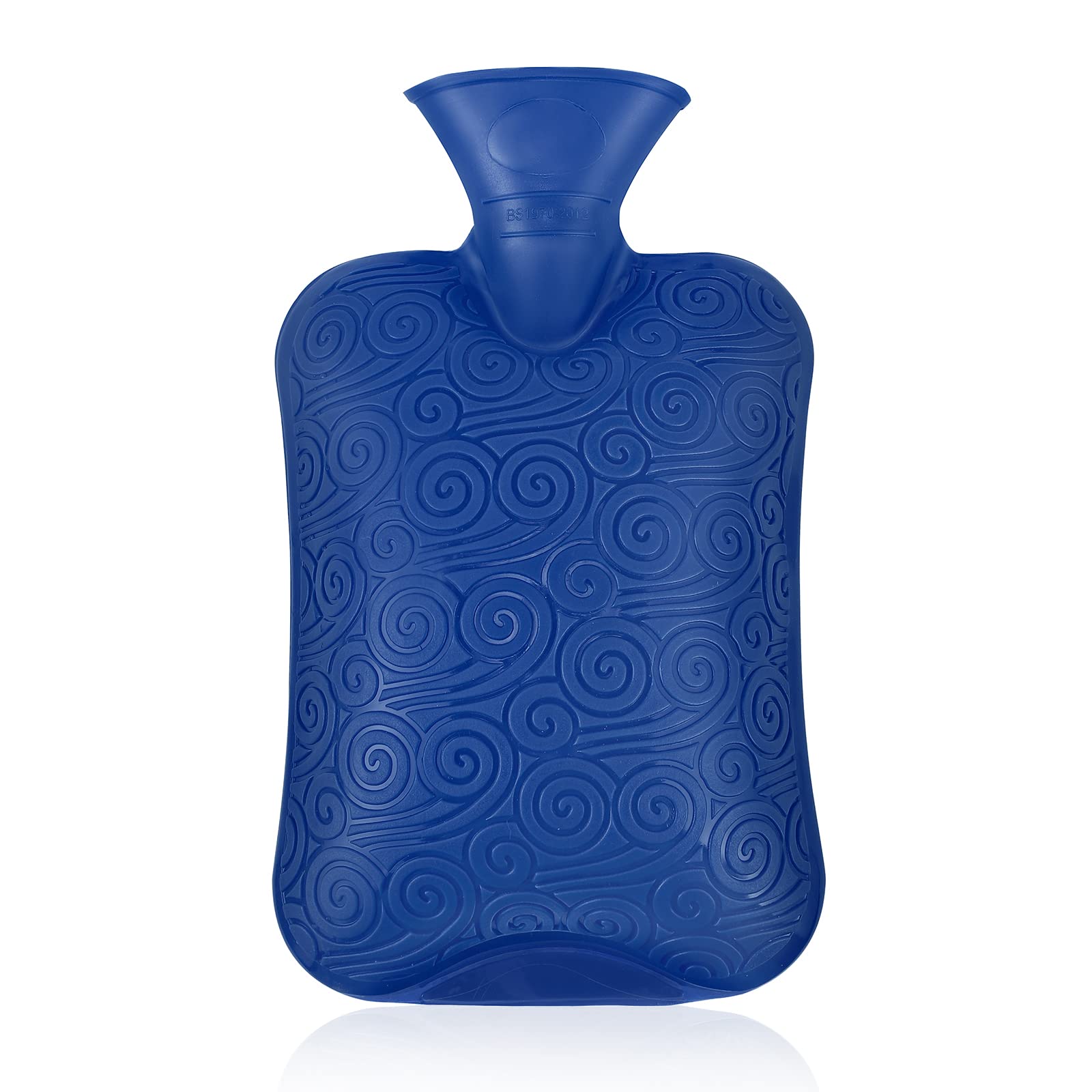 BAYUTE Premium Classic 2L Rubber Hot Water Bottle for Pain Relief, Warmth & Comfort - Durable, Leak-Proof Design for Period Cramps, Back Pain & Cold Weather Use