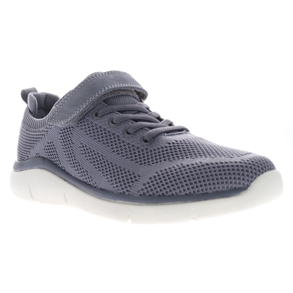 Propet Women's Stevie Lace Up Sneakers - Casual Walking Shoes for Women, Grey | Comfortable Everyday Shoes for Work, Travel & Outdoor Activities
