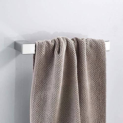 Stainless Steel Square Towel Ring for Bathroom - Durable Mirror Towel Hanging Rack with Modern Design - Perfect for Bathrooms, Powder Rooms & Spa Decor