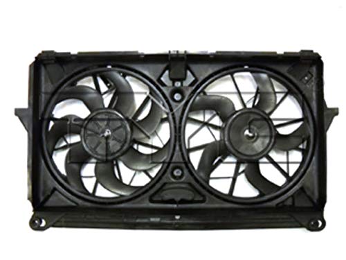 Dual Fan Assembly Replacement for 2005-2009 Chevy Tahoe 4.8L & 5.3L V8 - High Performance Cooling System Upgrade for Engine Overheating Protection