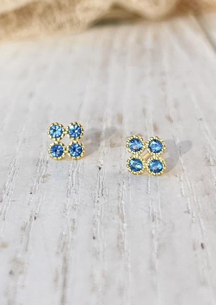 ORY | 14K Gold Stud Earrings for Women - Hypoallergenic, Minimalist Jewelry - Perfect for Everyday Wear, Gifts & Special Occasions