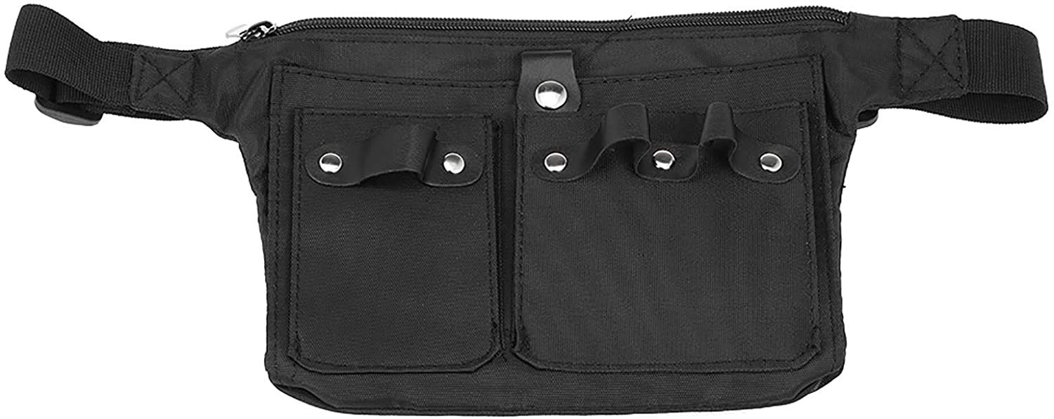 Professional Hairdressing Pouch Belt - Adjustable Waist Apron Tool Bag with Scissor & Comb Holder - Portable Stylist Organizer for Salon, Barber & Travel Use