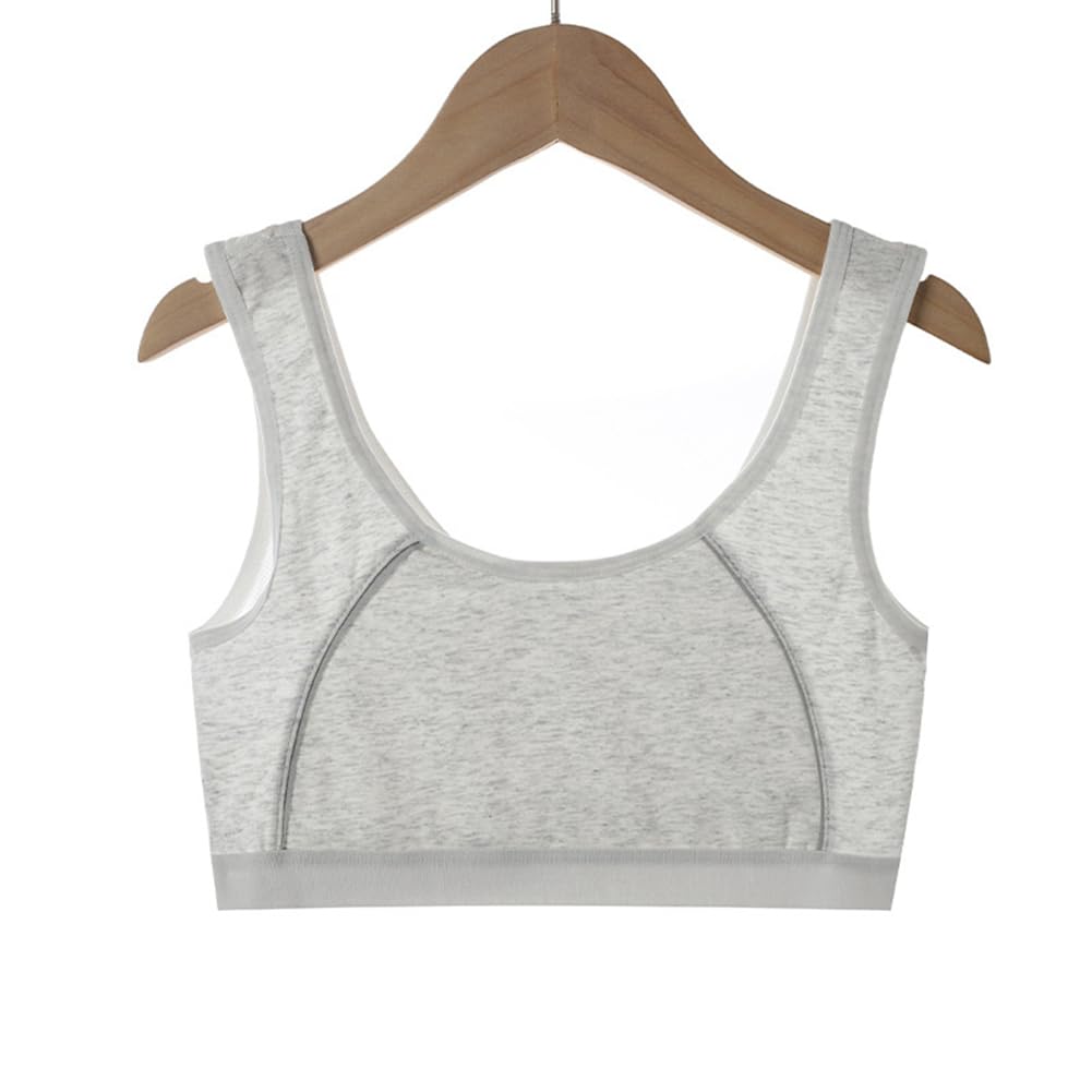 Seamless Training Bras for Girls - Soft Cami Bralettes & Sports Striped Vest for Teens | Comfortable First Bras for School, Gym & Everyday Wear