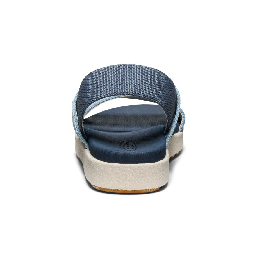 Women's Elle Backstrap Sandal - Comfortable Denim & Skyway Strappy Summer Sandals for Beach, Vacation and Casual Outings