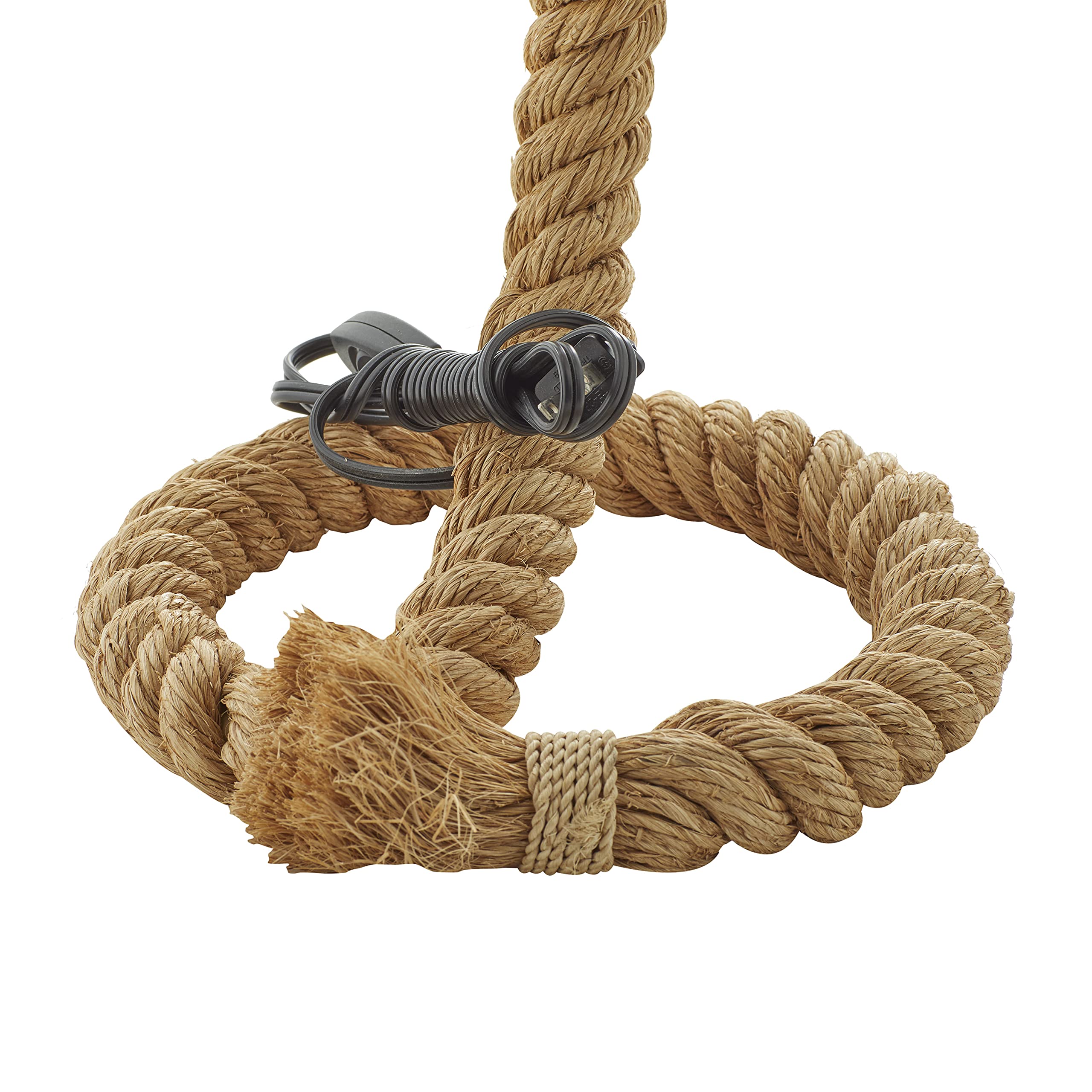 Handmade Jute Rope Desk Lamp - 11