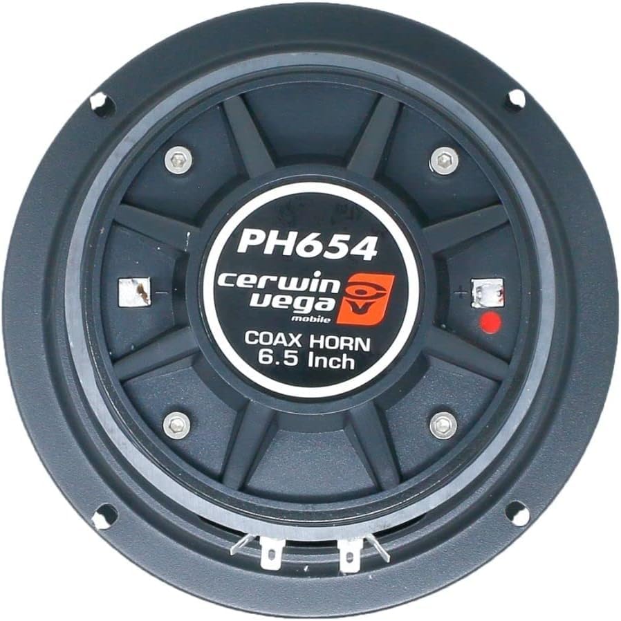 Cerwin Vega PH654 6.5 Inch 300W Full-Range Coaxial Car Speakers 4 Ohm - Premium Sound for Cars, Trucks & SUVs - Perfect for Road Trips, Commuting & Music Lovers