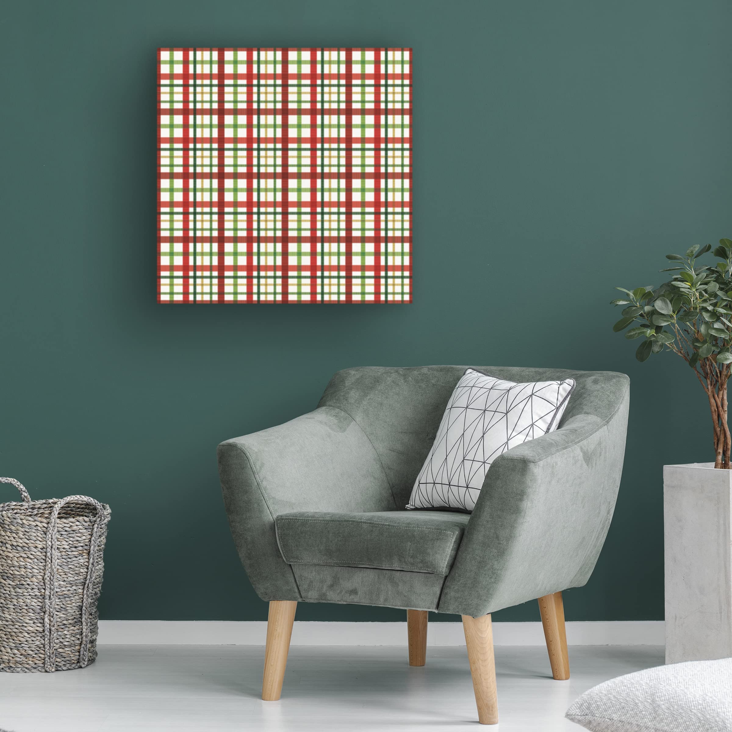Trademark Fine Art 'Christmas Garden Step 04' Canvas Wall Art by Katie Pertiet - Perfect for Holiday Home Decor, Living Room & Bedroom Christmas Decorations