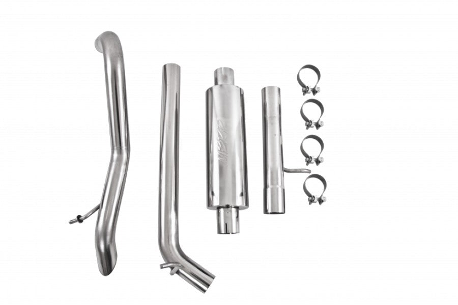 2007-2011 Jeep Wrangler JK MBRP T304 Stainless Steel 2.5
