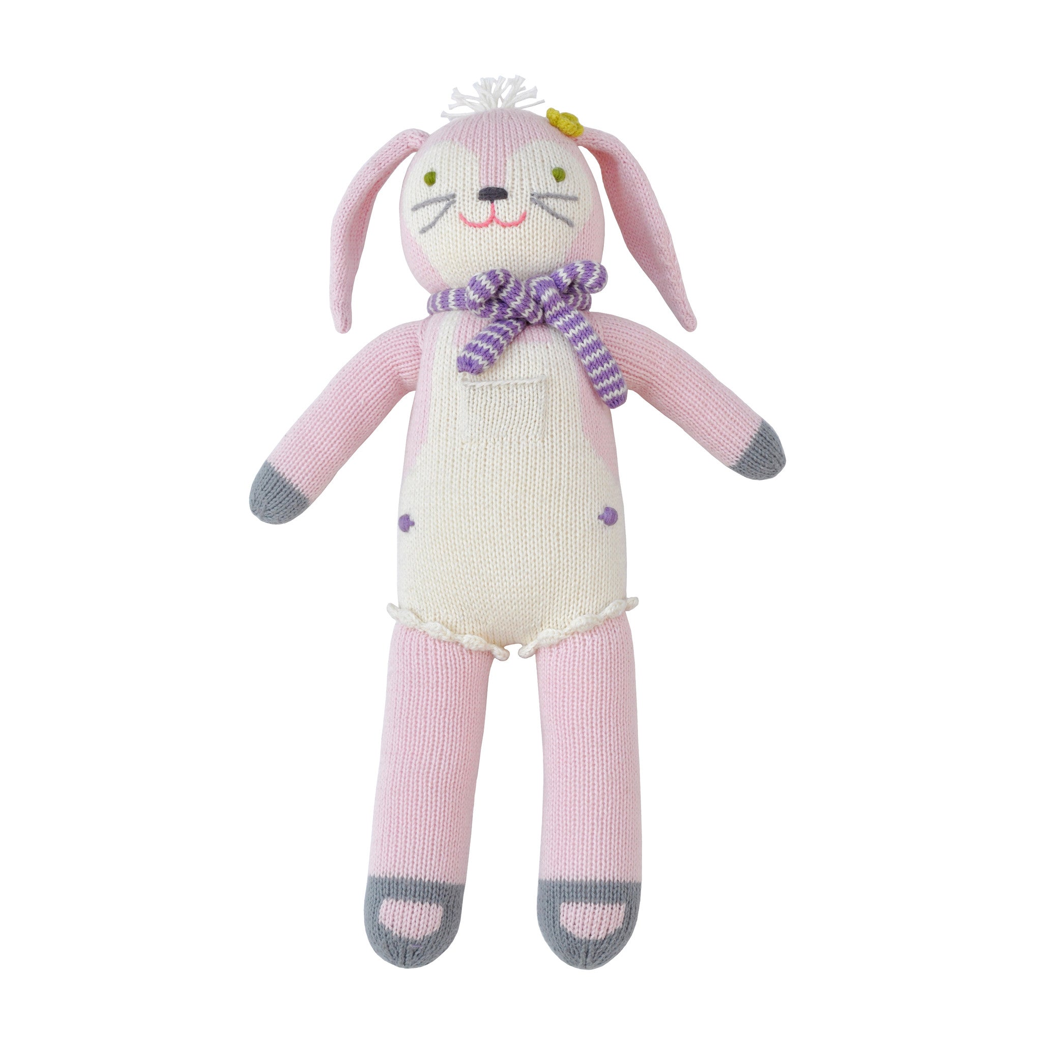 Blabla Kids Fleur the Bunny - Adorable Handmade Plush Toy for Babies & Toddlers - Perfect for Nursery Decor, Gifts, and Cuddling