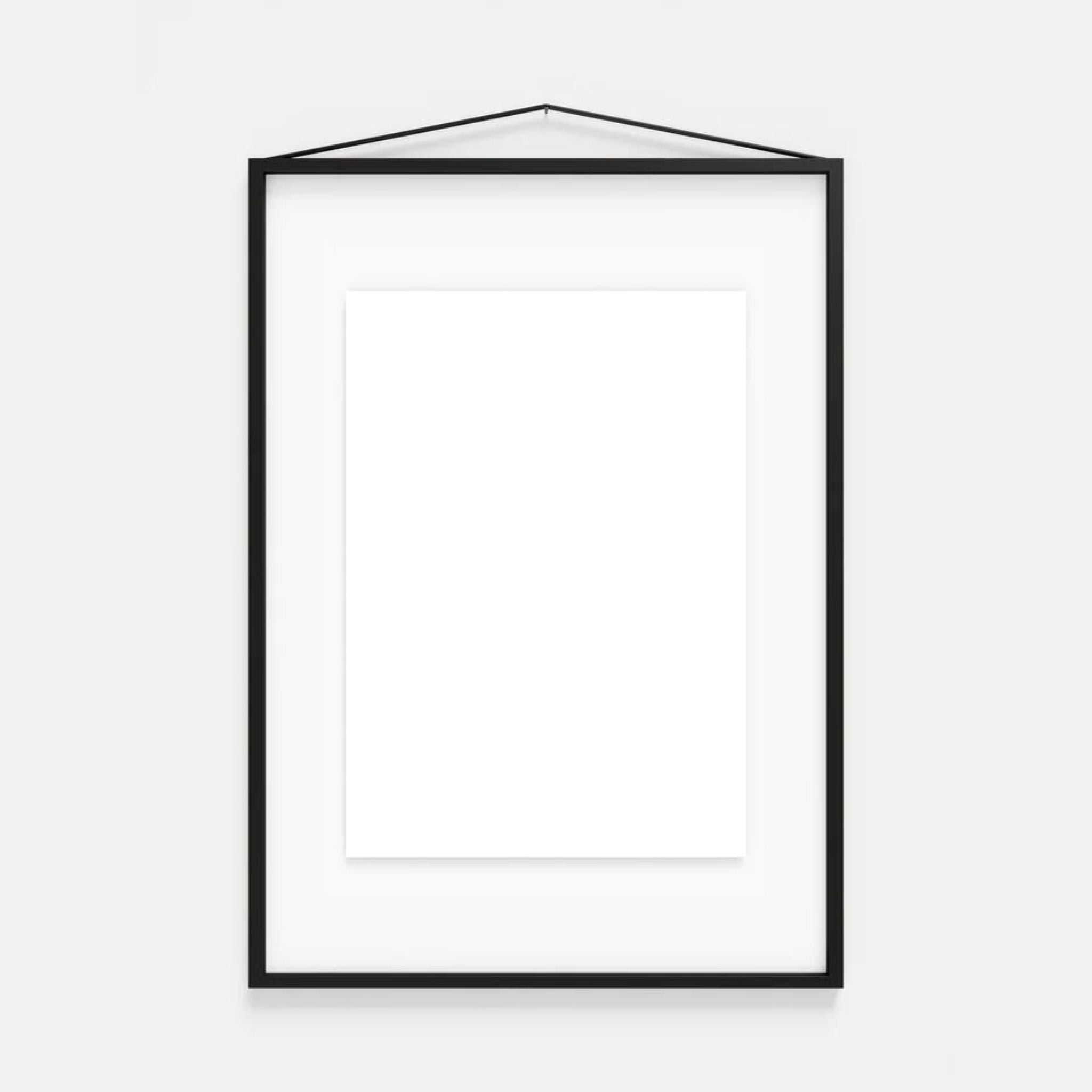 MOEBE Frame - Black Powder Coated Metal Picture Frame - 6 Size Options for Wall Art, Photos & Posters - Perfect for Home, Office & Gallery Decor