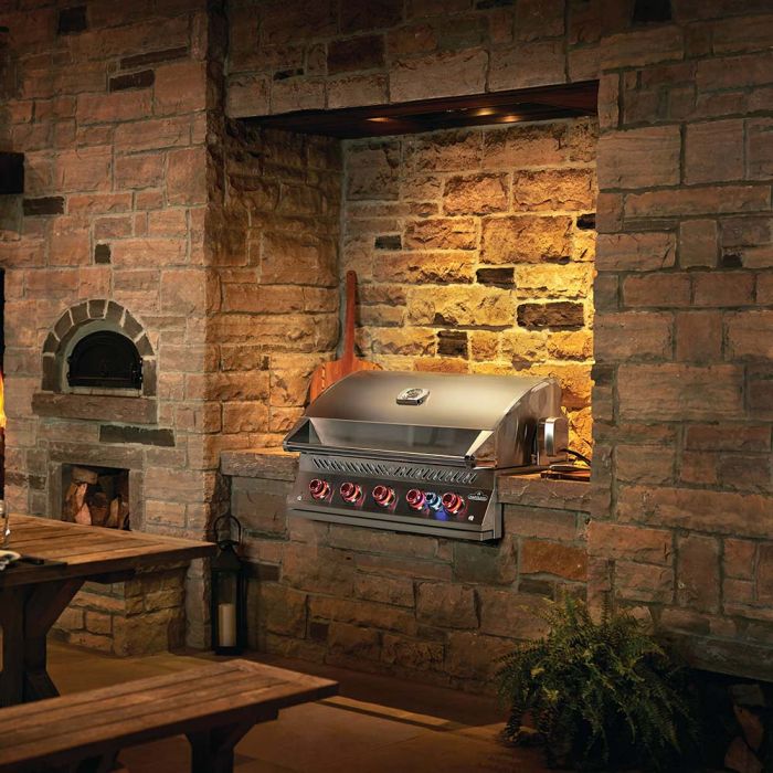 Napoleon 700 Series 38 Inch Built-In Natural Gas Grill - Premium Outdoor Cooking for Backyard BBQs, Patio Parties & Family Gatherings