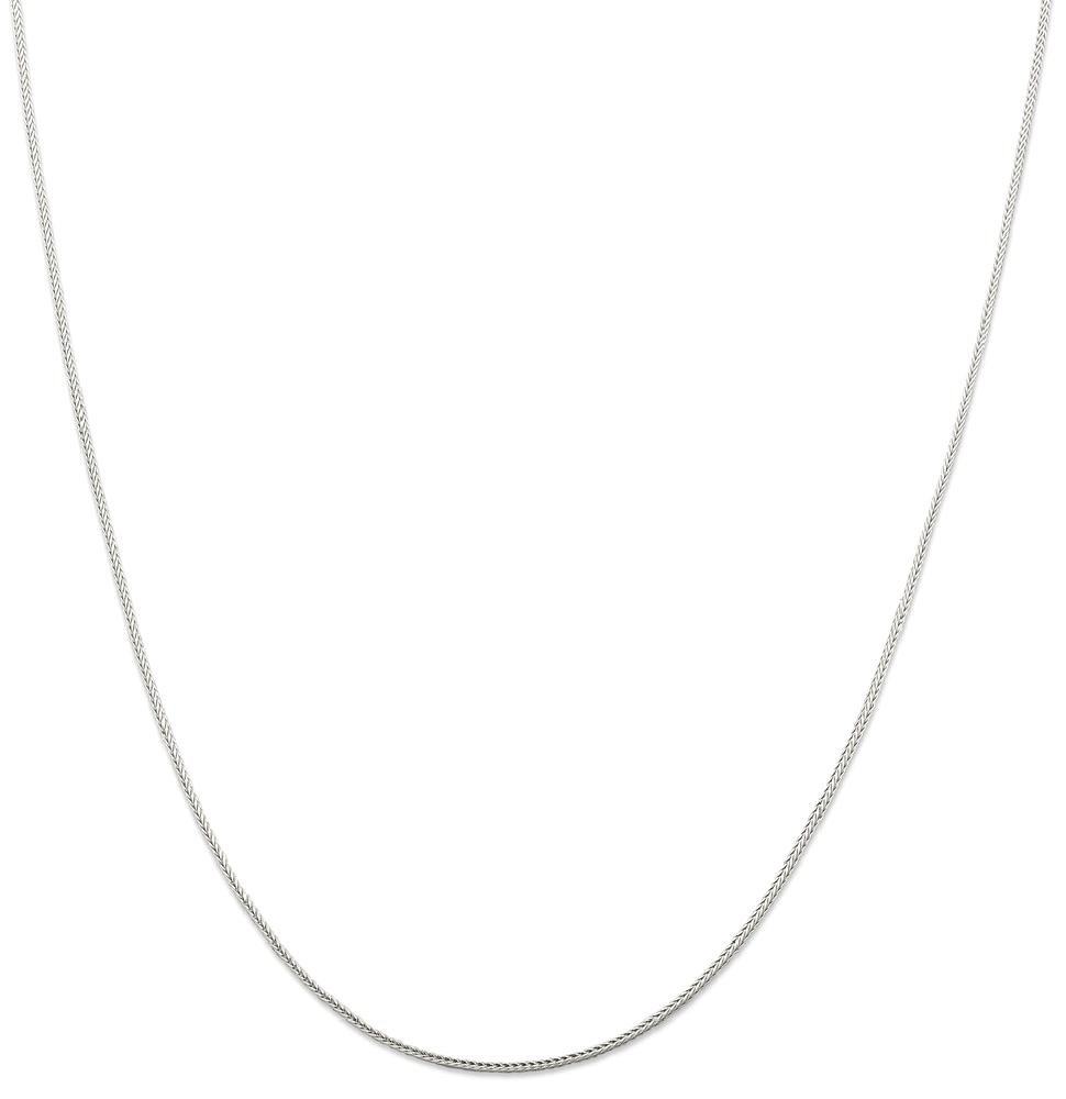 IceCarats 925 Sterling Silver 1.45mm Round Franco Link Chain Necklace for Women - Elegant Layering Necklace for Everyday Wear, Gift Giving & Special Occasions