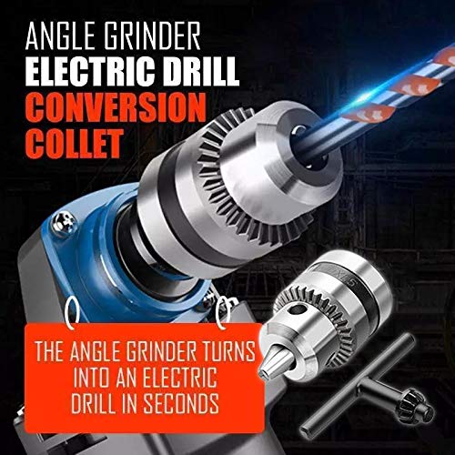1.5-10mm Drill Chuck for Impact Driver & Angle Grinder - 1/4