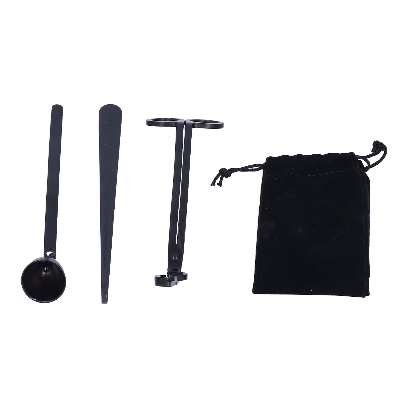 Premium Yosoo Candle Wick Trimmer & Snuffer Set - 3-in-1 Candle Care Tools with Elegant Tray for Home, Church & Spa Use - Perfect Gift for Candle Lovers (Candle Extinguisher, Wick Cutter & Dipper)