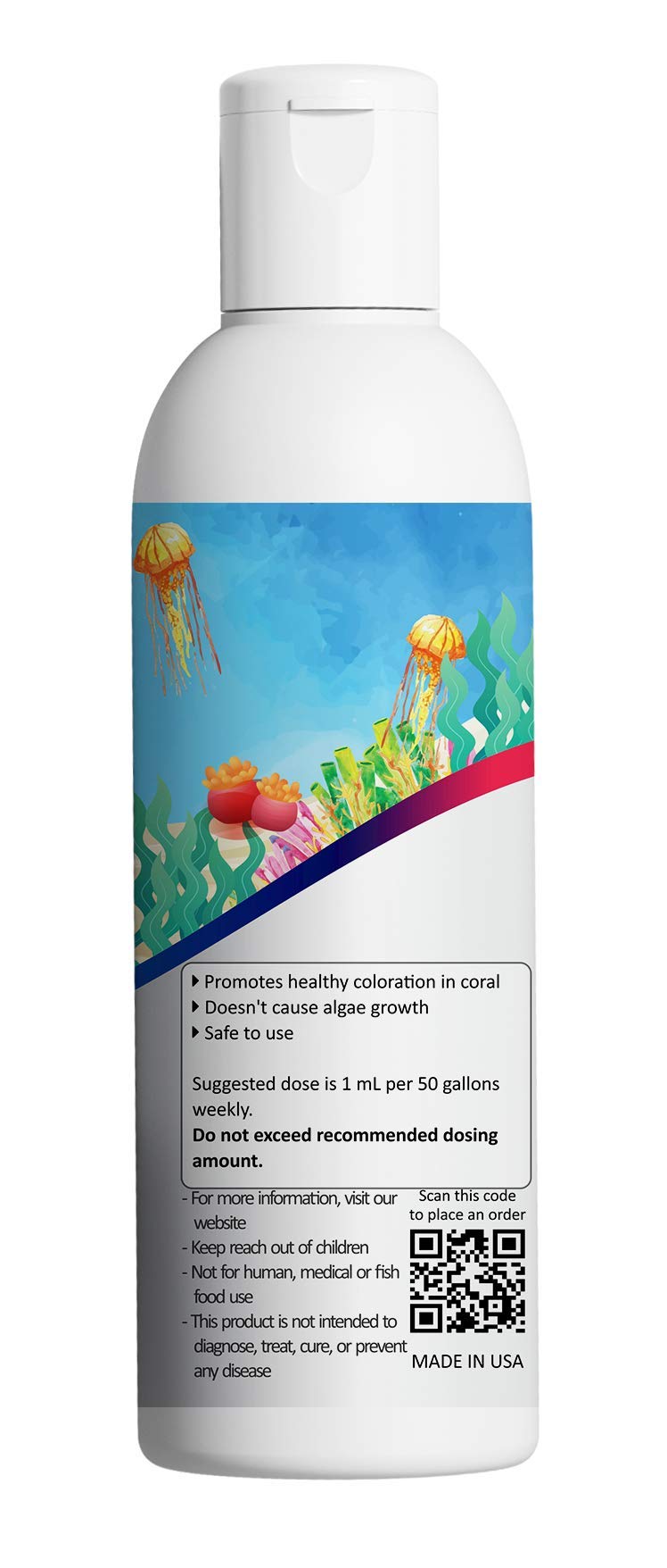 Aquaetic Iron Aquarium Solution - 8 Ounce Bottle (1968 ml) for Freshwater & Planted Tanks | Essential Aquatic Plant Nutrient Supplement for Healthy Growth & Vibrant Colors | Perfect for Aquascaping & Fish Tank Maintenance