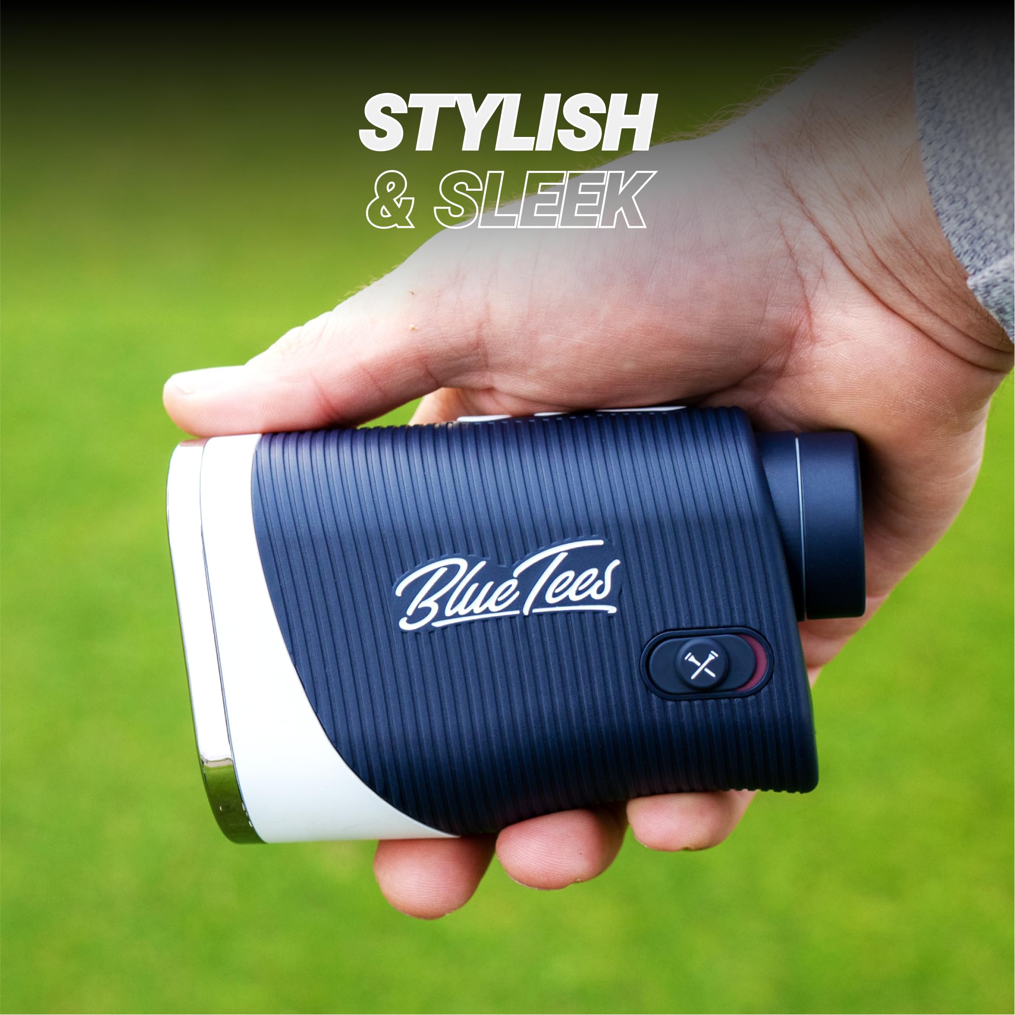 Blue Tees Golf Series 3 Max+ Slope Switch Laser Rangefinder | 1000 Yards Distance | 6X Magnification | Slope Measurement | Magnetic Strip | Flag Lock with Vibration | Perfect for Golf Tournaments & Practice