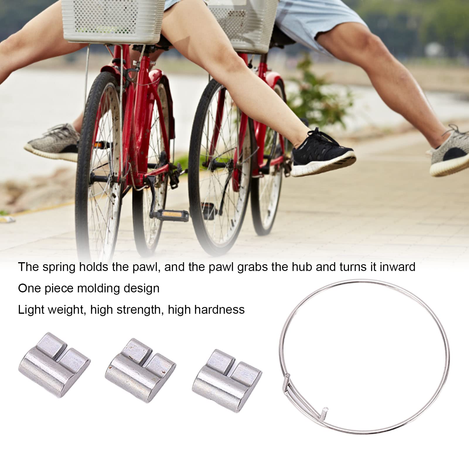 Airshi Bicycle Pawl Spring Kit - Lightweight One-Piece Ratchet Design with High Hardness for Bike Repair | Perfect for MTB, Road & Commuter Bicycle Maintenance