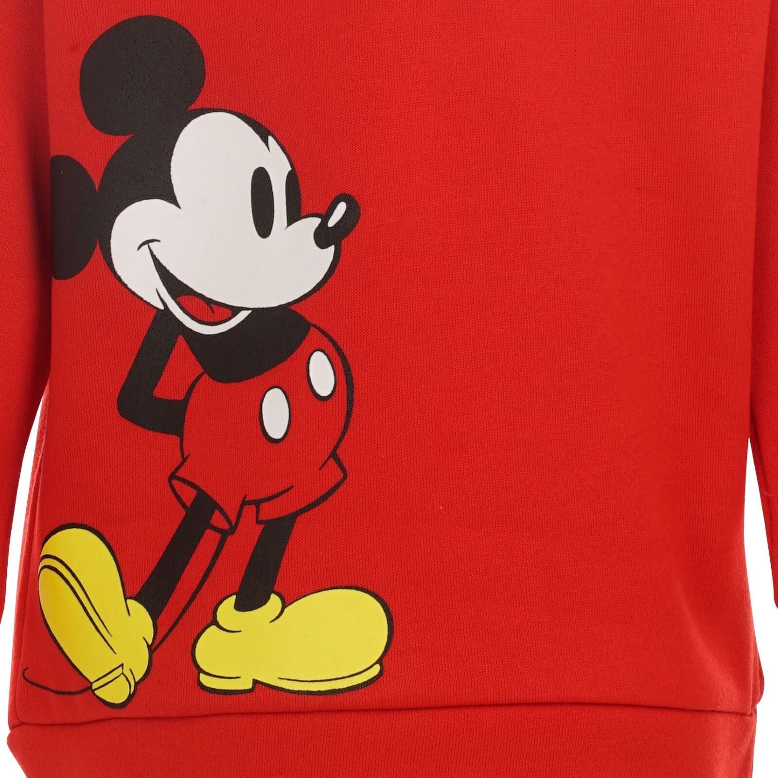 Disney Mickey Mouse Baby Half Zip Sweatshirt & Pants Set - Cute Cotton Outfit for Infant to Toddler (6-24 Months) - Perfect for Playtime, Family Photos & Disney Theme Parks