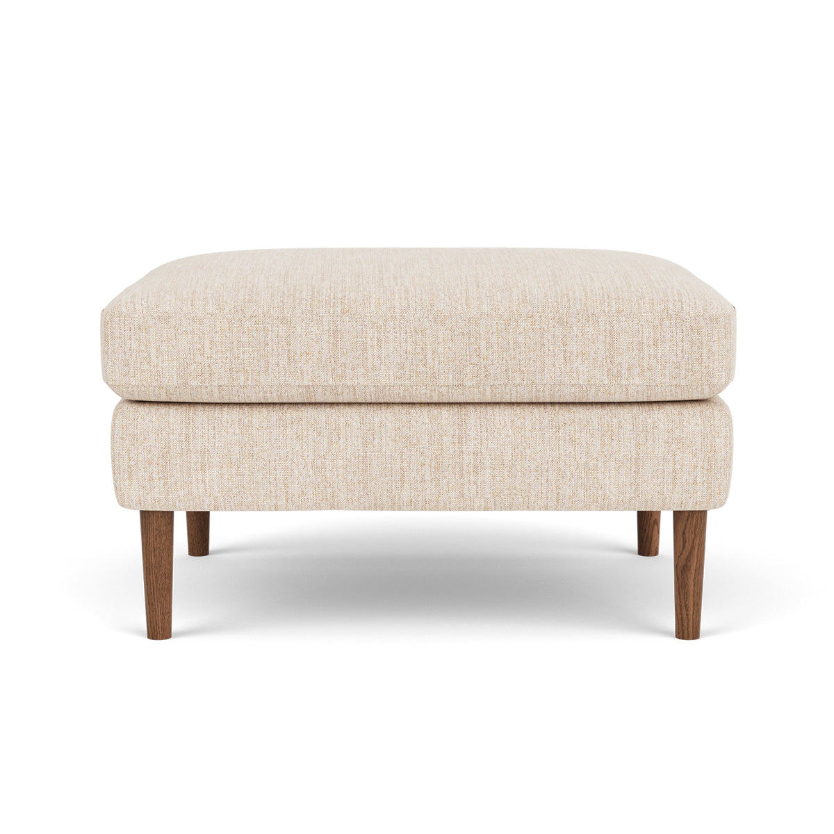 Astha Fabric Ottoman Stool - Soft Round Storage Pouf with Removable Cover for Living Room, Bedroom & Nursery - Perfect for Extra Seating & Home Decor
