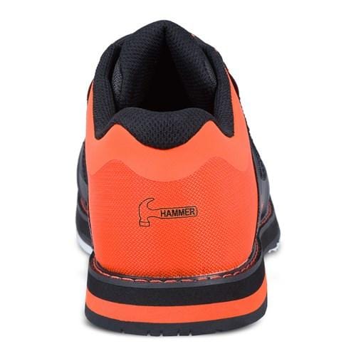 Men's Rogue Right Hand Bowling Shoes - Black/Orange - Comfortable & Durable for Professional & Casual Bowling Games