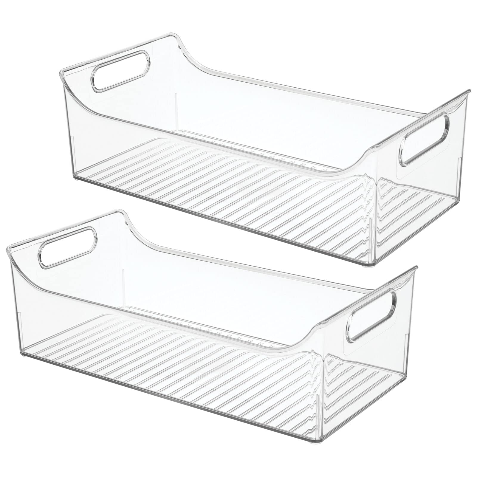 mDesign Slim Plastic Kitchen Pantry Cabinet Organizer - 16