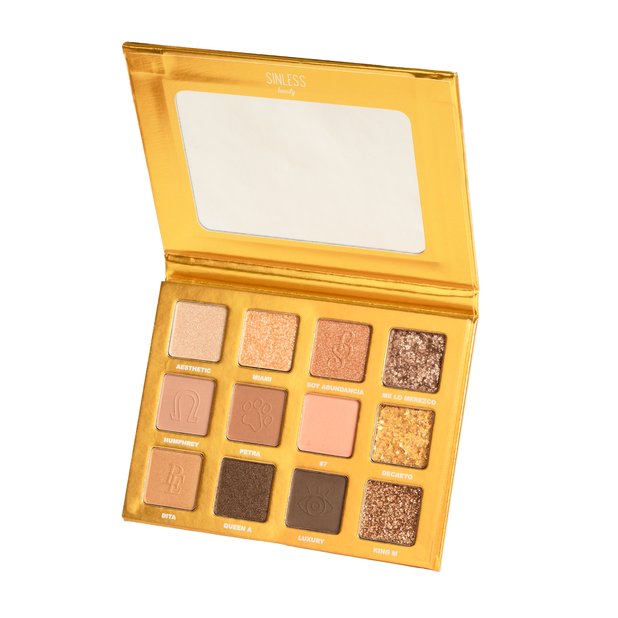Glow Parade x Priscy Escoto x Sinless Beauty Eyeshadow Palette - Vegan & Cruelty-Free Makeup for Party, Night Out & Special Occasions