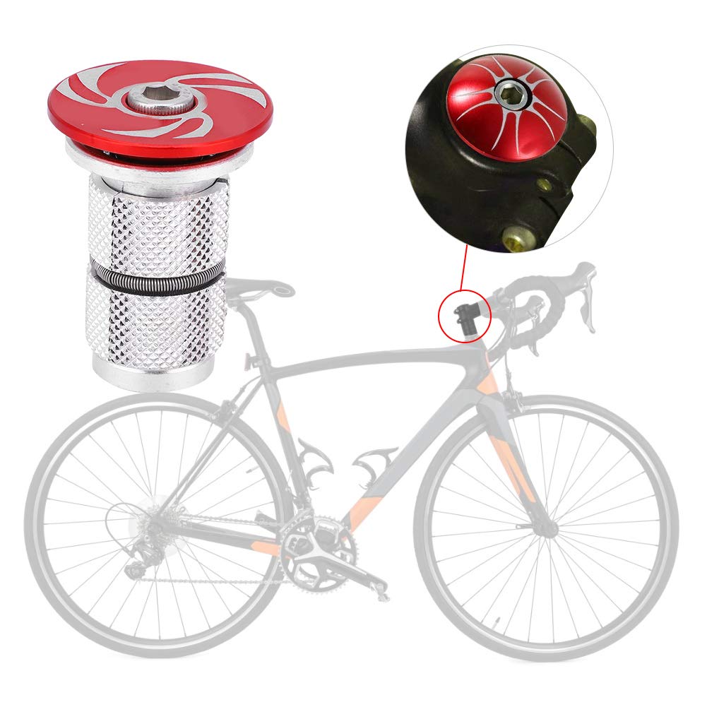 Dioche Bike Headset Compression Plug - Durable Front Fork Steerer Headset Top Cover Expander for Mountain & Road Bikes | Perfect for Cycling Maintenance & Bike Upgrades