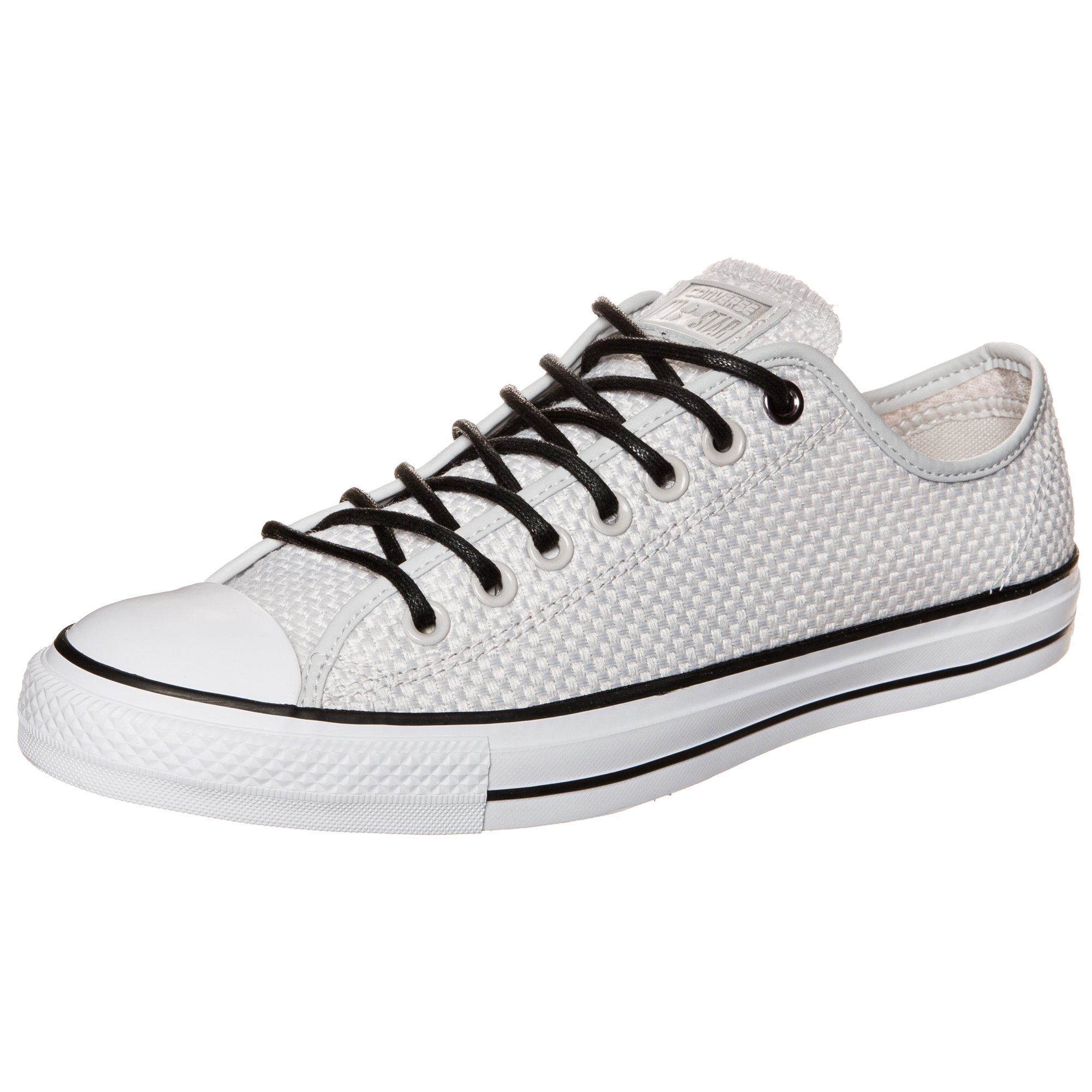 Converse Chuck Taylor All Star Amp Cloth Unisex Sneakers - White/Black/White - Size 4 D(M) US Men / 6 B(M) US Women - Classic Canvas Shoes for Casual Wear, Street Style & Everyday Fashion