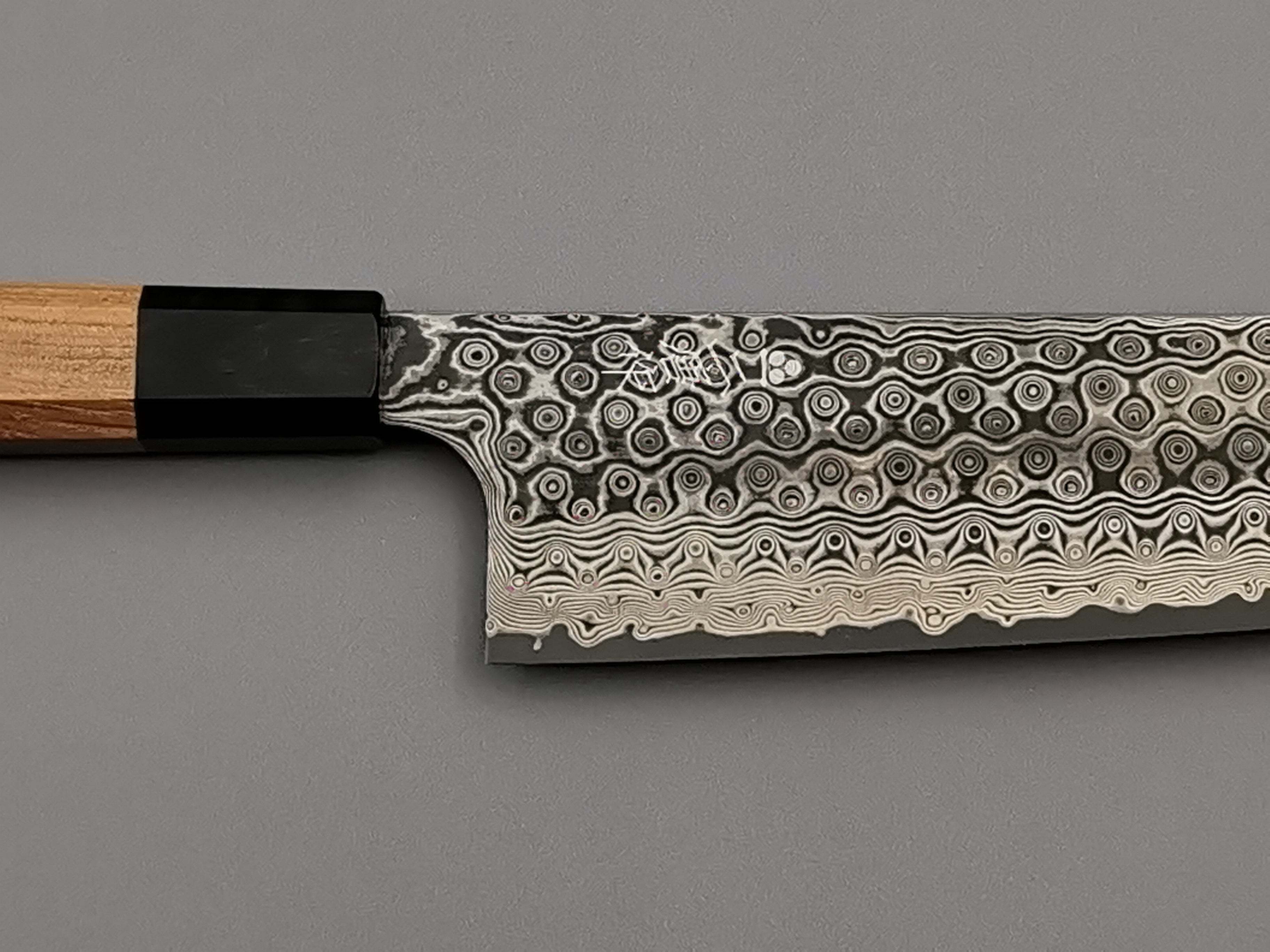Nigara Hamono SG2 Damascus Kiritsuke Nakiri Knife - Japanese Chef Knife for Professional Slicing, Dicing & Vegetable Prep - Perfect for Home Cooks & Sushi Chefs