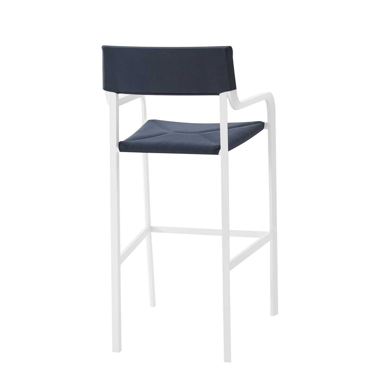 Raleigh 3-Piece Outdoor Patio Aluminum Bar Set - Modern Bistro Table & Stools for Backyard, Garden, or Balcony - Perfect for Entertaining Guests or Relaxing Outdoors