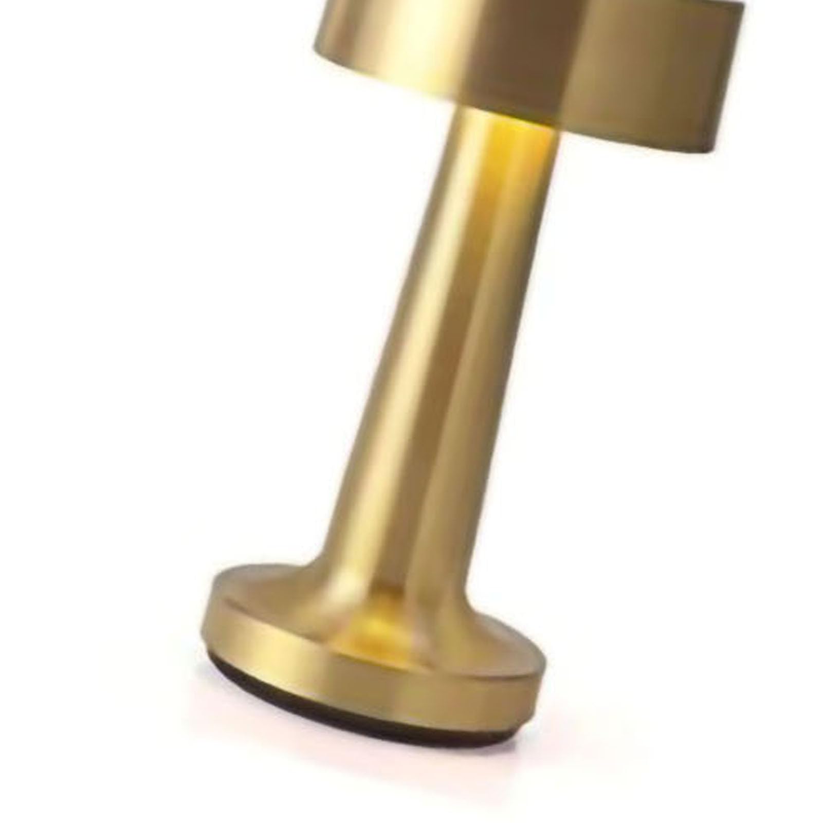 Retro Barbell-Shaped LED Touch Lamp - Rechargeable Desk & Table Light with Touch Switch for Night Clubs, Parties, Home Office & Bedroom Night Light