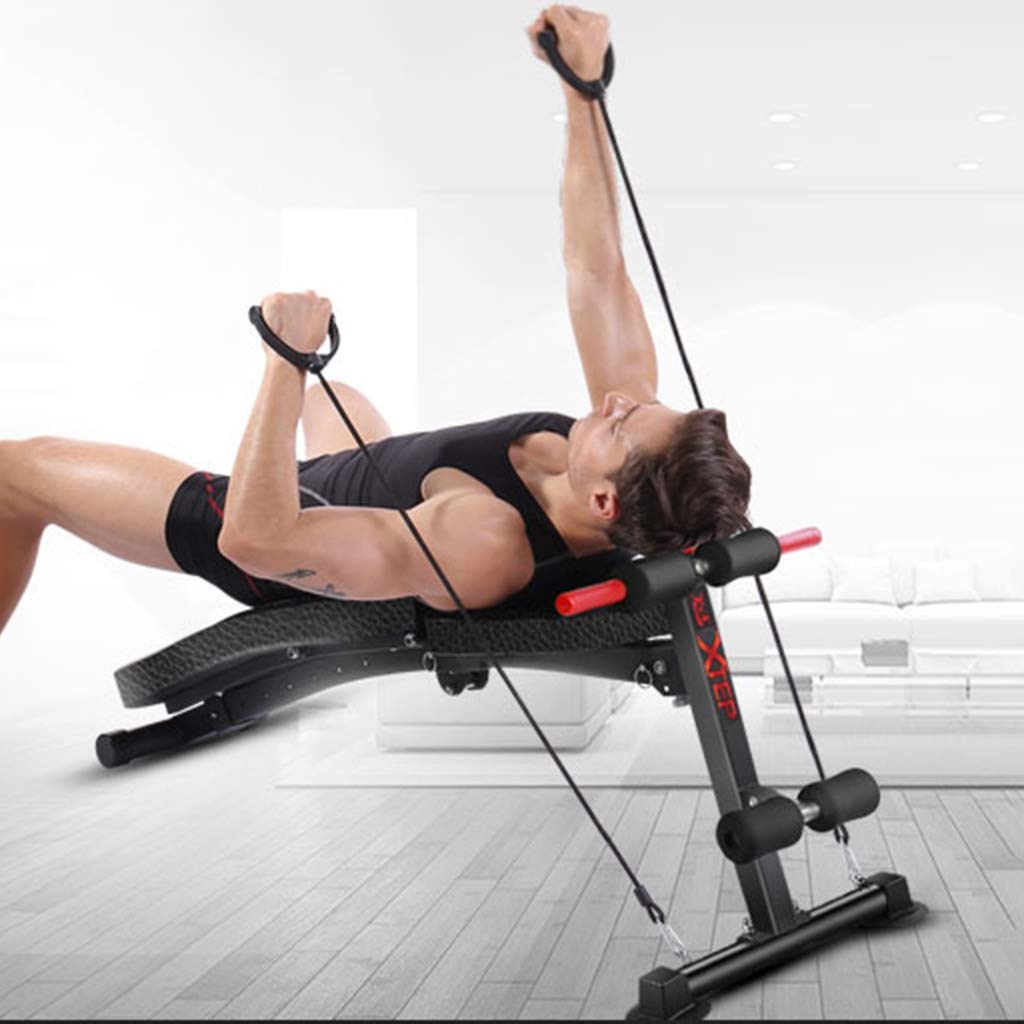 Adjustable Multi-Functional Fitness Bench for Full Body Workout - Roman Chair, Ab Sit Up Bench & Core Training Equipment | Home Gym & Professional Workout Use