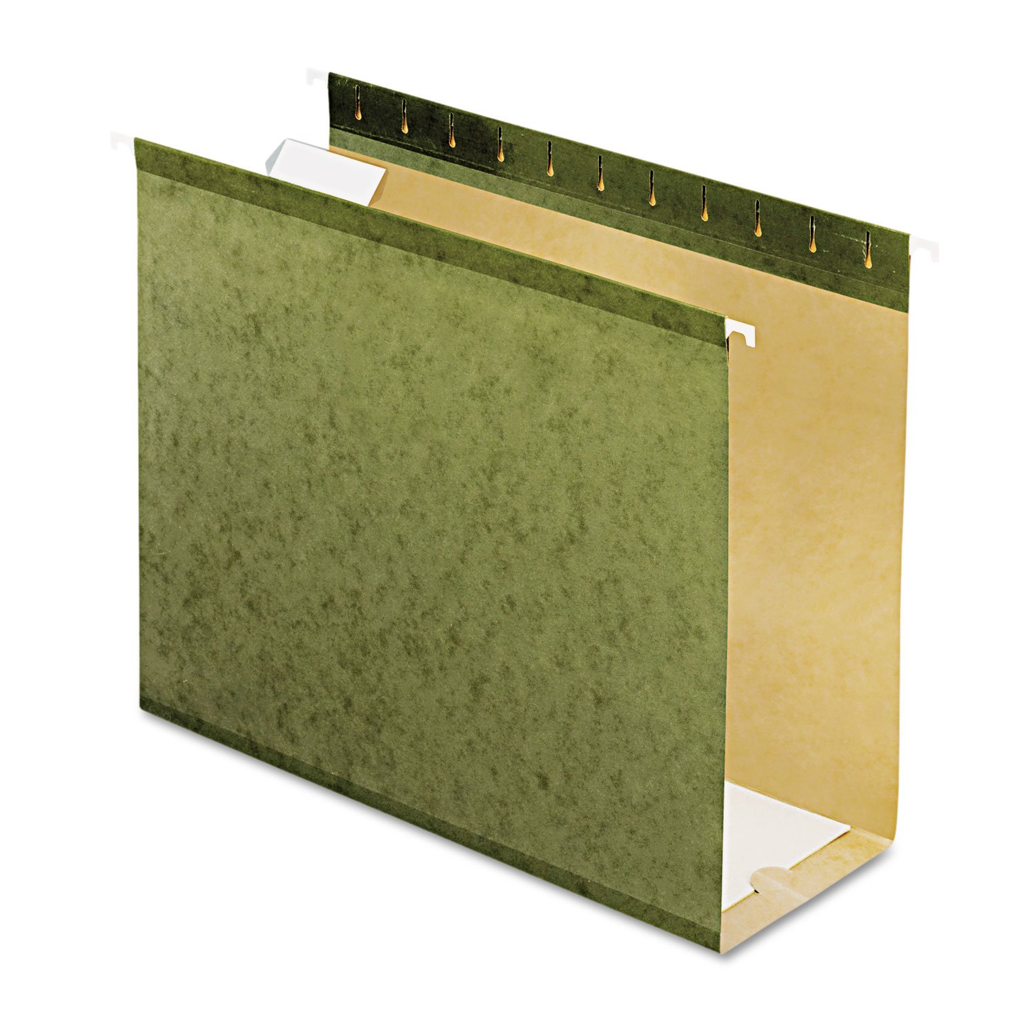 Pendaflex 4152X4 Hanging File Folders - 4-Inch Expansion, Letter Size, 25-Pack, Standard Green - Perfect for Office Organization & Document Storage