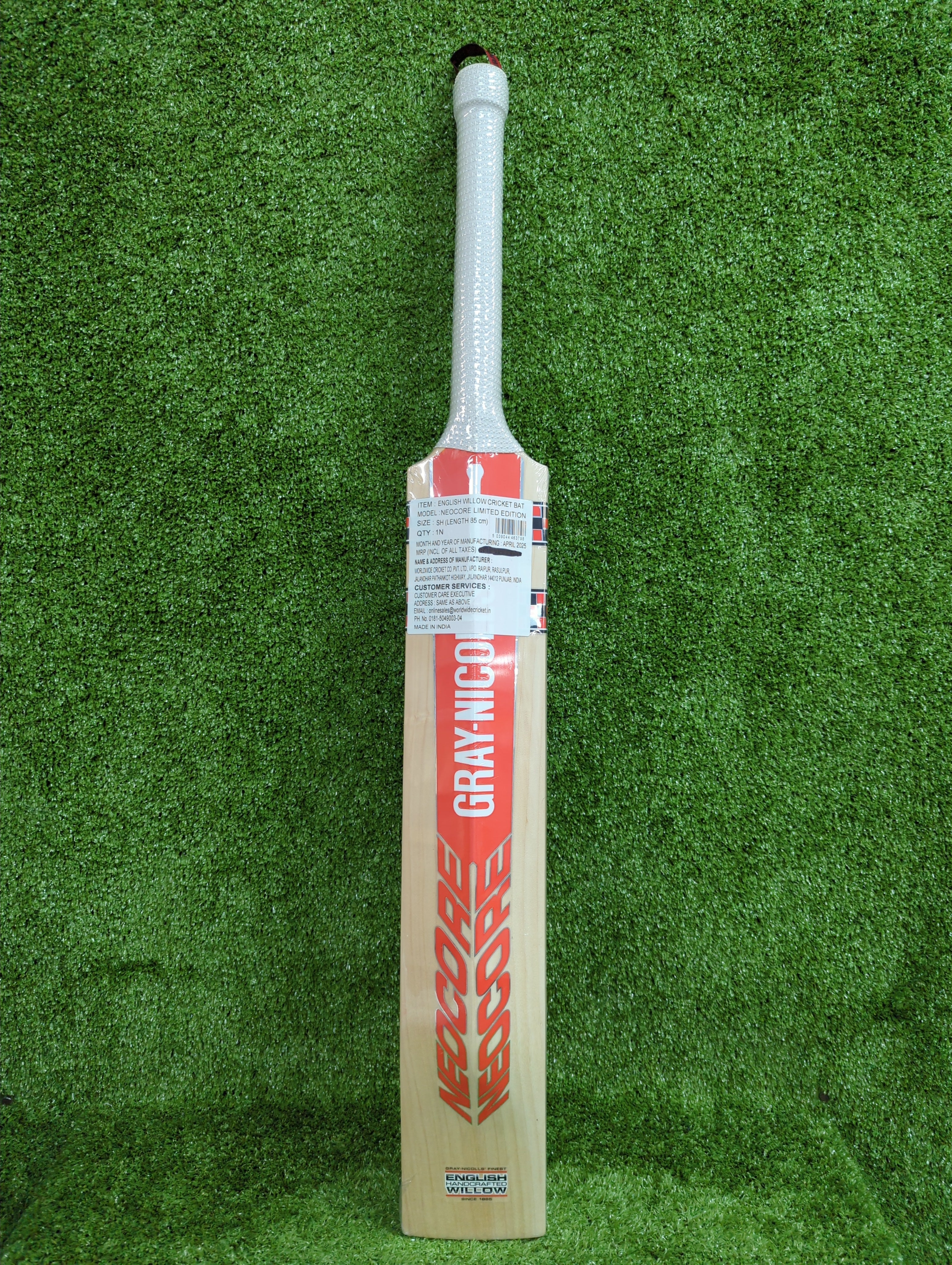 Gray Nicolls Neocore Limited Edition Adult Cricket Bat - Premium English Willow for Professional Players - Perfect for Matches & Training Sessions