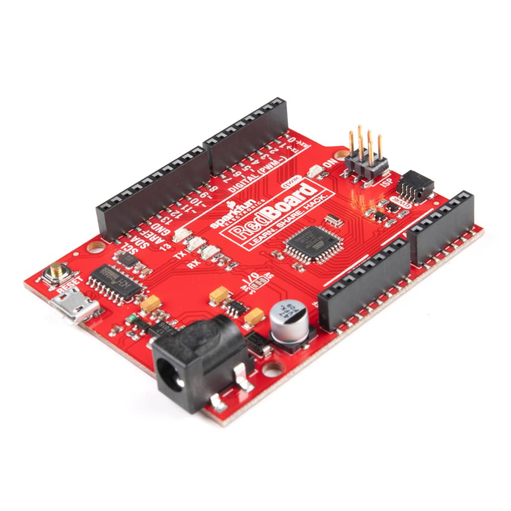 SparkFun Inventor's Kit v4.1.2 - SIK RedBoard Qwiic with White Solderless Board, Carrying Case, 16x2 LCD & Motor Driver - Perfect for STEM Education, Robotics Projects & DIY Electronics
