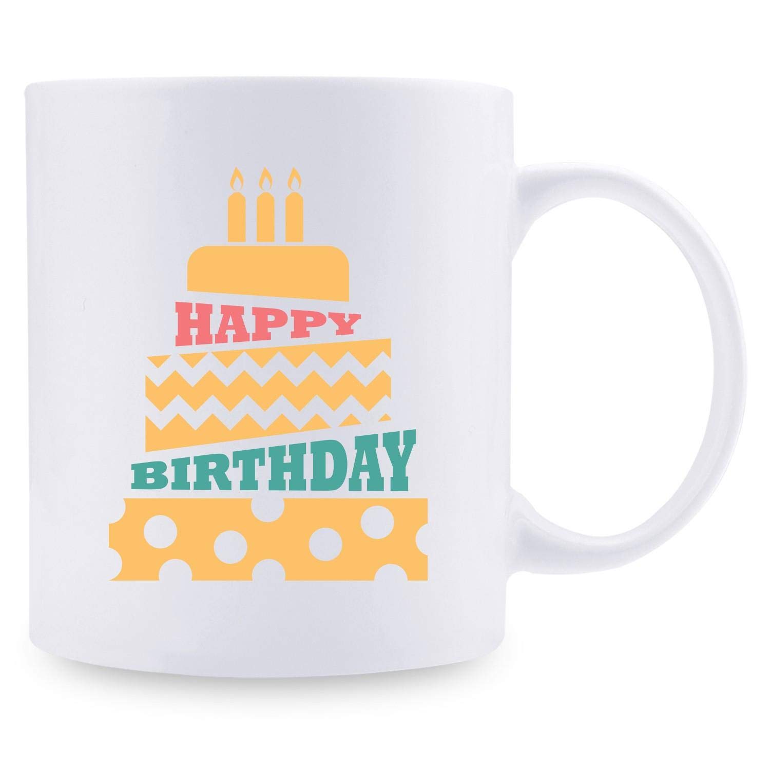 Funny Birthday Coffee Mug - 11oz Novelty Gift for Women, Men, Mom, Dad, Wife, Friends, Girlfriend & Boyfriend - Perfect for Office, Home & Party Celebrations