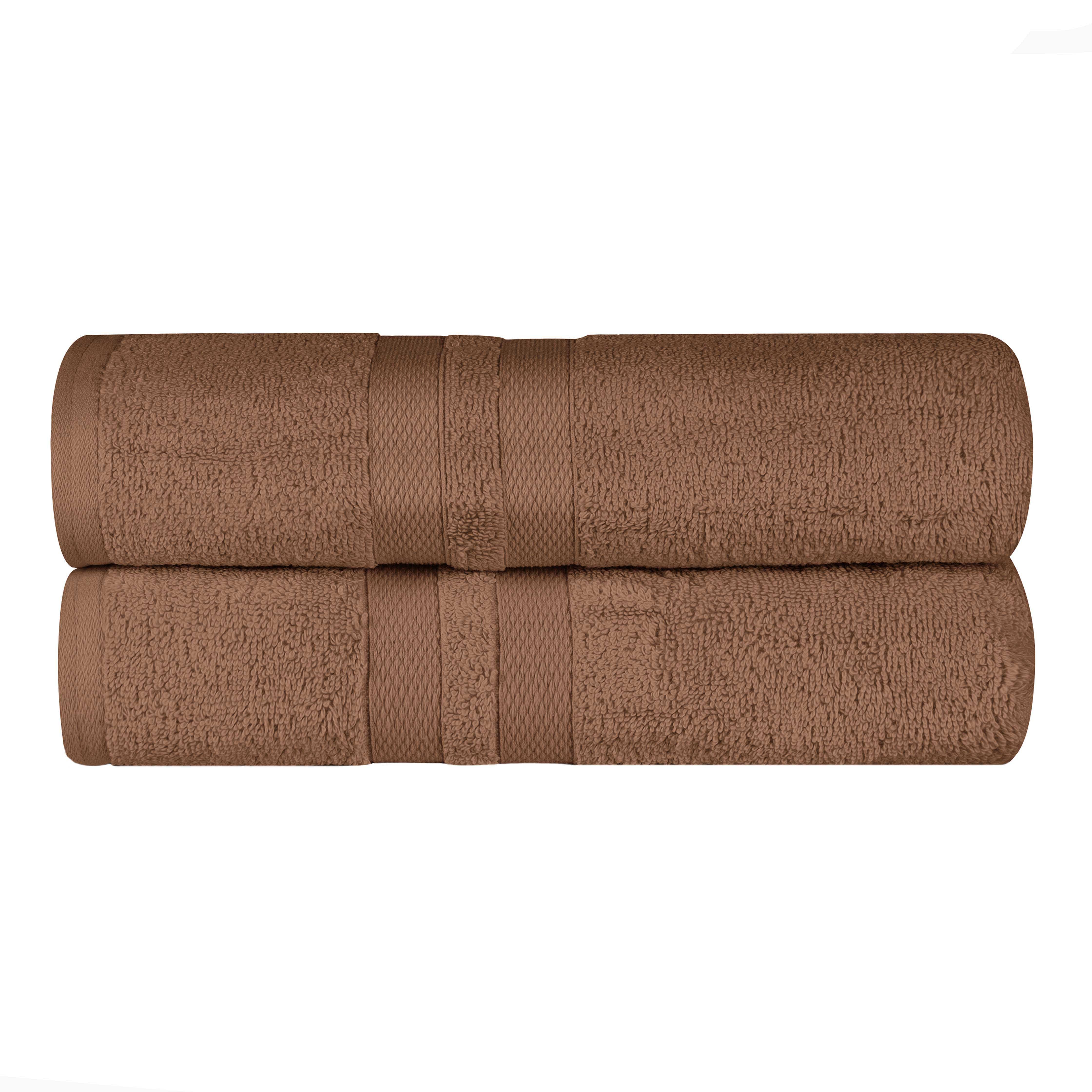 Ultra Soft Cotton Bath Towel Set - 2 Piece Absorbent & Quick-Drying Bath Sheets for Spa, Gym, and Luxury Home Use