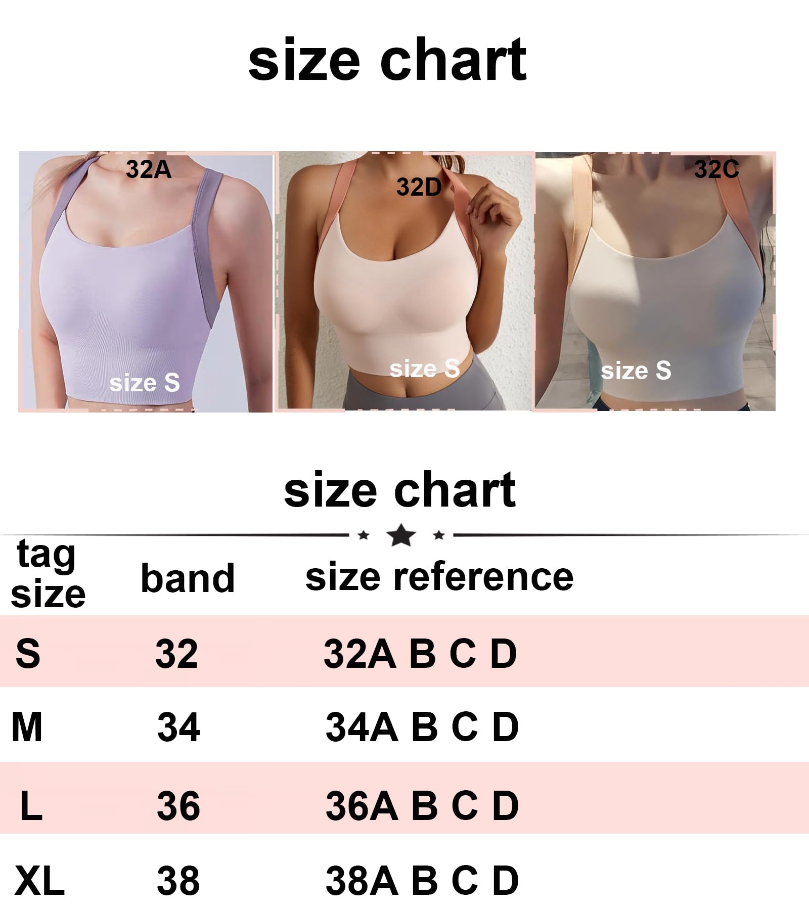 PRETTYWELL High Impact Sports Bras for Women - Longline Cross Back Padded Workout Bra, Seamless Crop Top with Support for Running, Yoga, Gym & Fitness Training