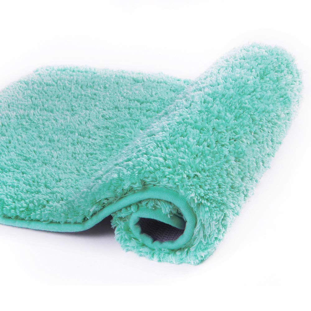 Non-Slip Bath Mat for Bathroom - Ultra Absorbent Soft Microfiber Shaggy Rug (16