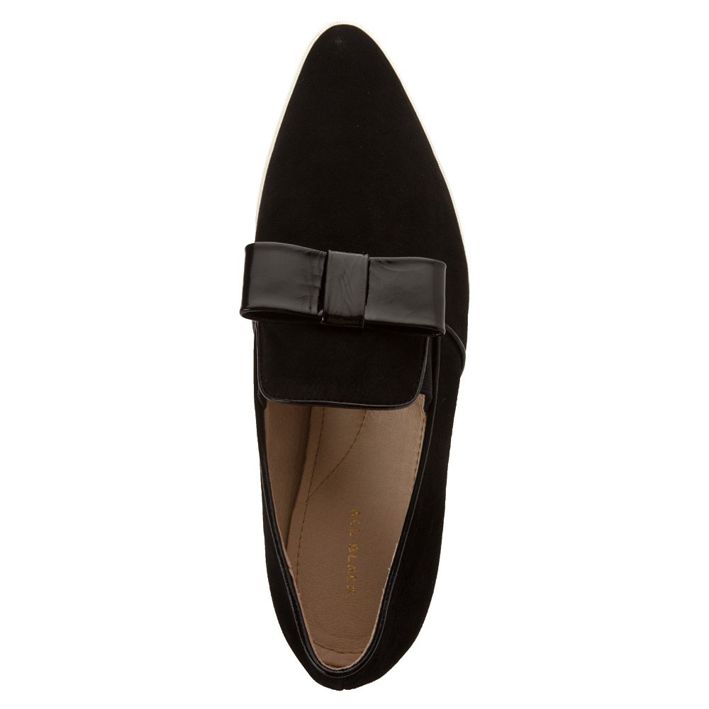 ALL BLACK Tux Women's Slip On Shoes Size 40 M EU - Elegant Black Formal Loafers for Weddings, Parties & Business Events