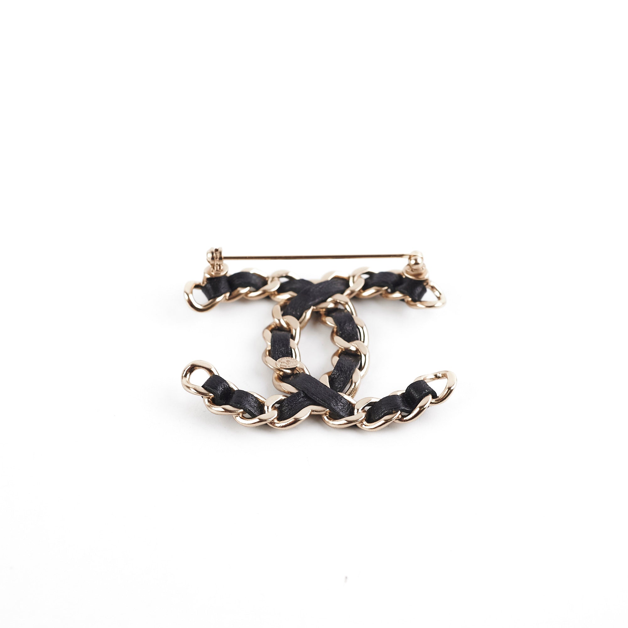 Chanel CC Logo Brooch - Elegant Gold-Tone Pin for Women | Perfect for Blazers, Coats, Bags & Scarves | Luxury Fashion Accessory Gift