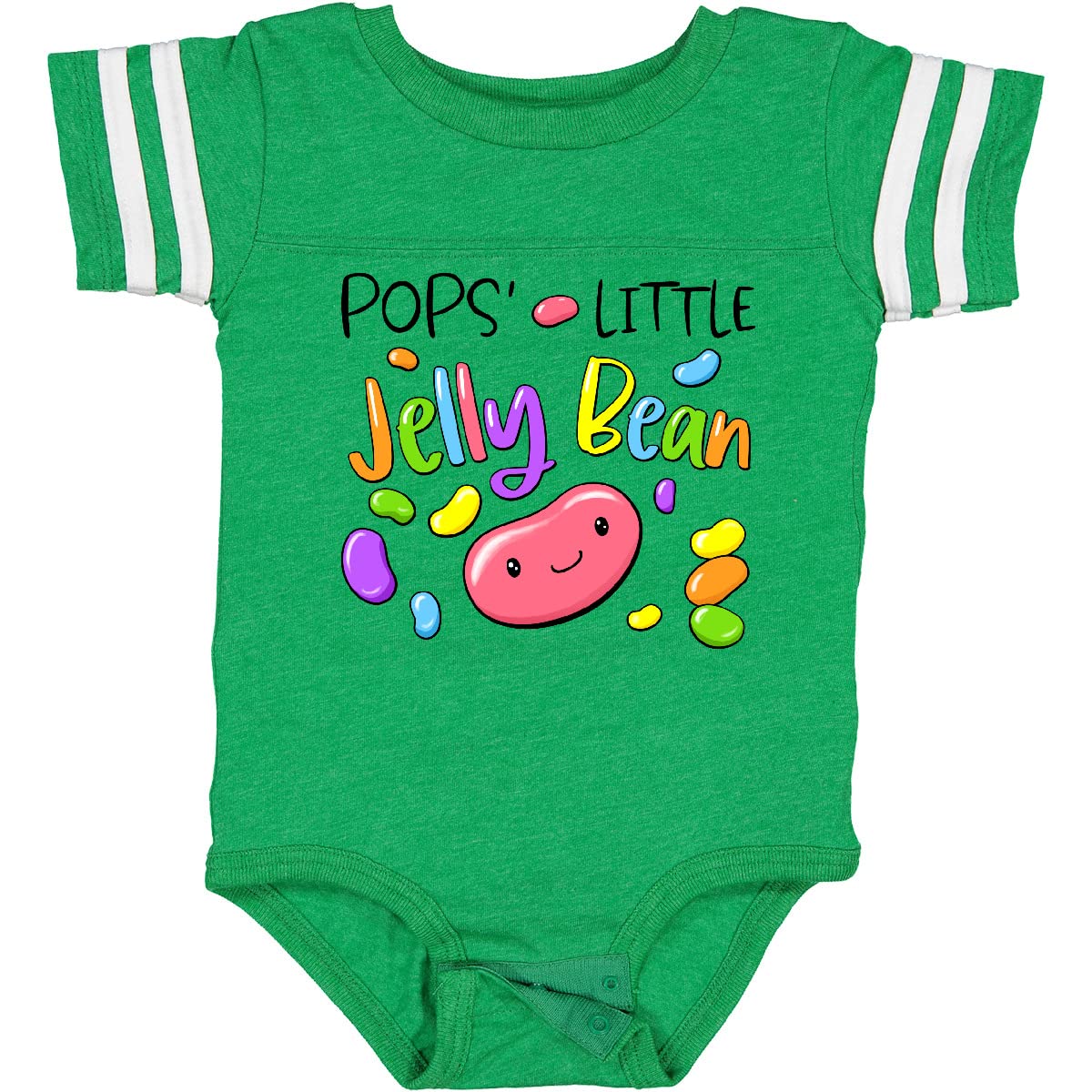 Inktastic Pops' Little Jellybean Cute Easter Candy Baby Bodysuit - Adorable Infant Onesie for Easter Gifts & Newborn Photo Shoots