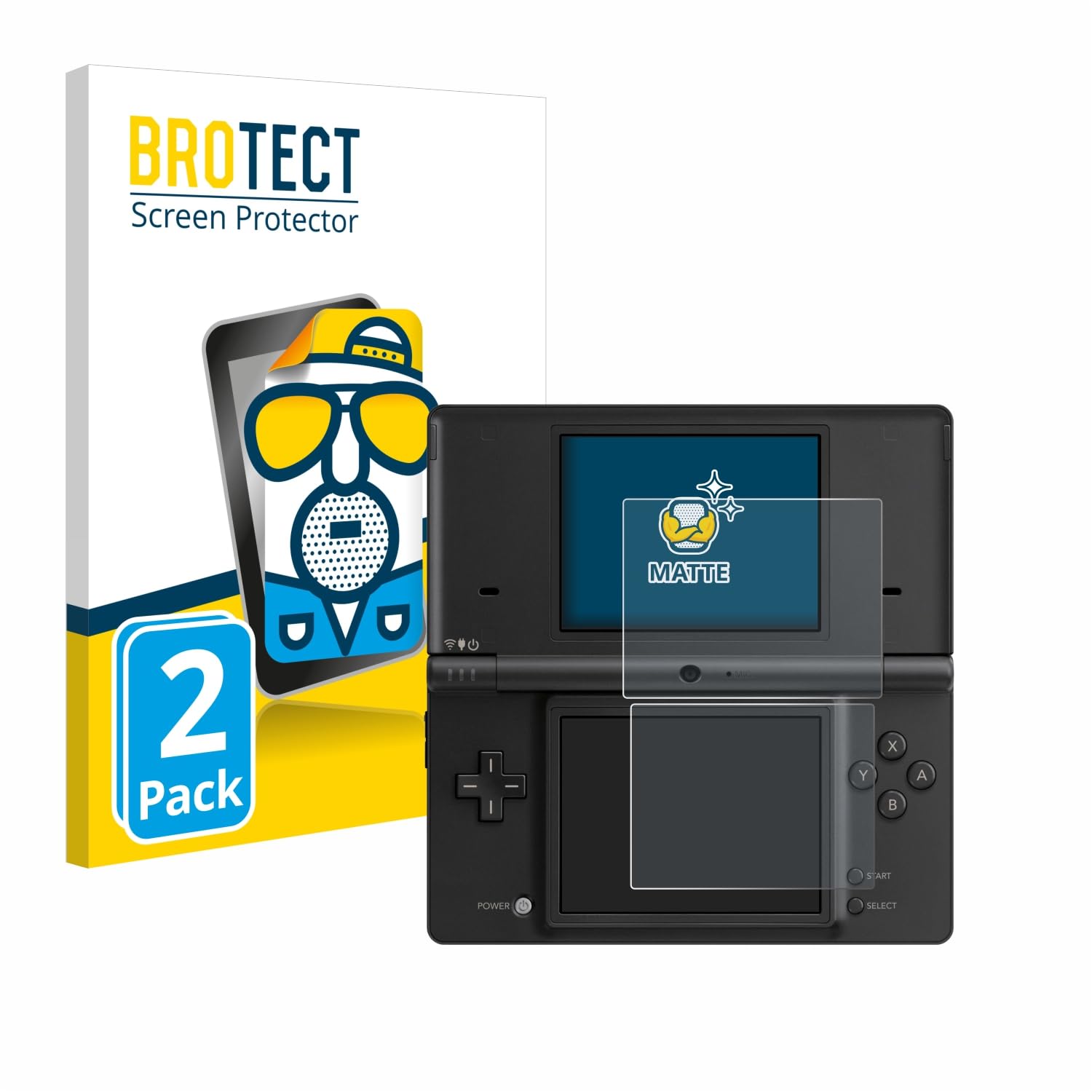 Anti-Glare Screen Protector for Nintendo DSi (2-Pack) - Matte Display Film with Anti-Reflective & Anti-Fingerprint Coating | Perfect for Gaming, Travel & Everyday Protection
