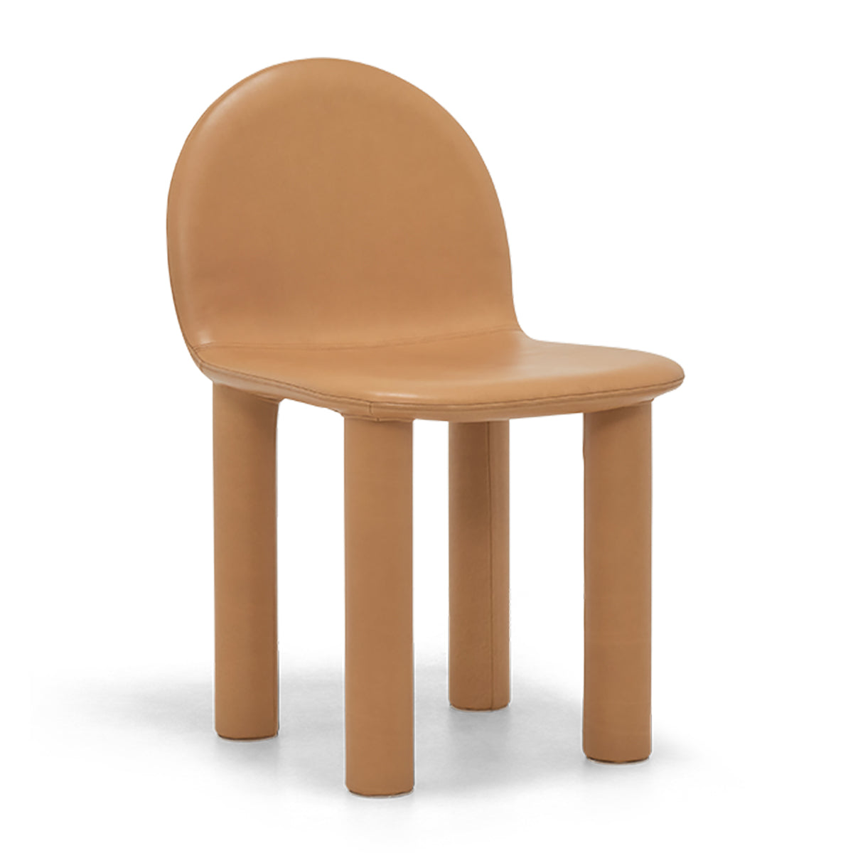 Premium Arch Leather Dining Chair - Modern & Comfortable Leather Upholstered Seat for Home, Office, Restaurant - Elegant Dining Room Furniture for Family Gatherings & Dinner Parties