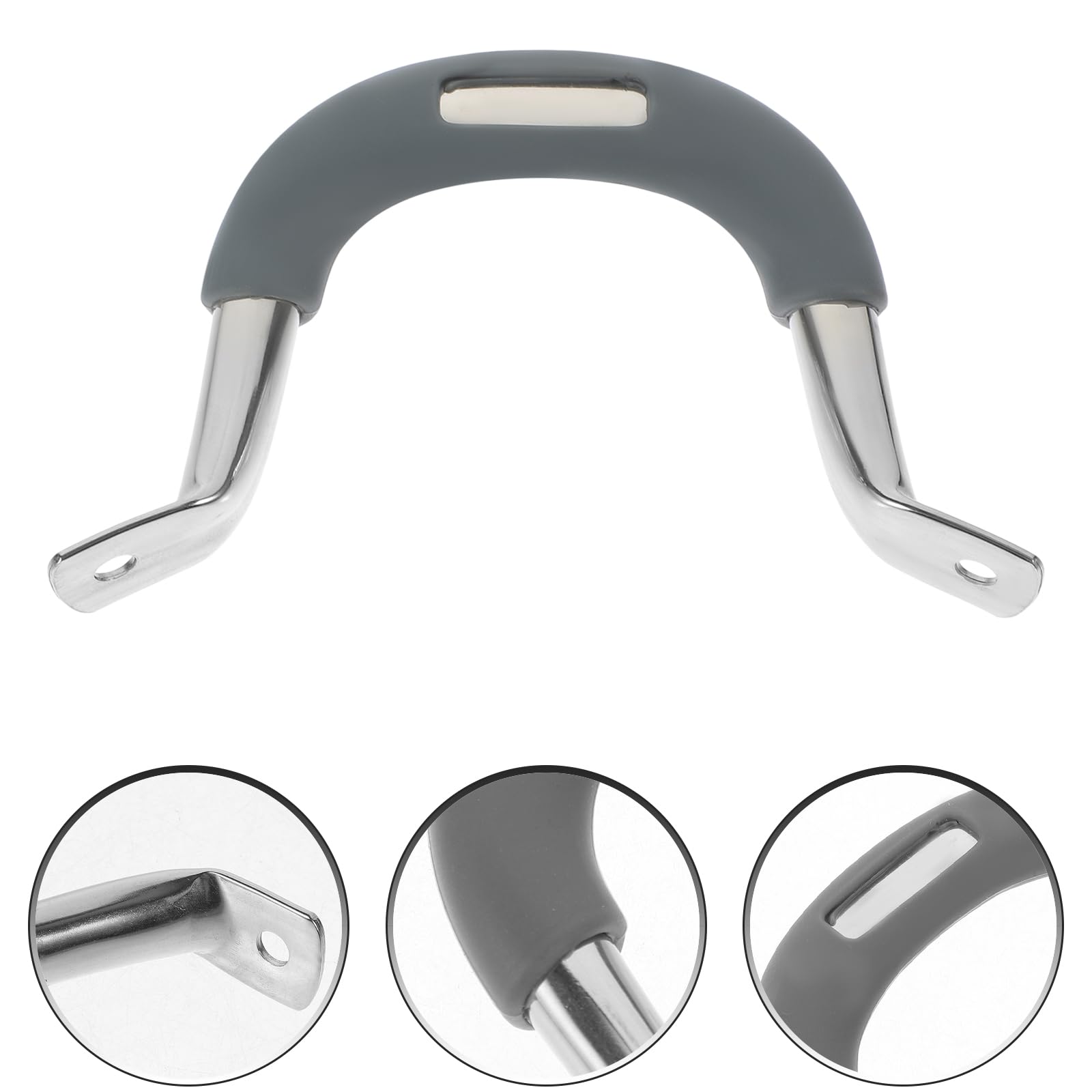 IMIKEYA Heat-Resistant Pot Handle - Stainless Steel Side Handle for Pots, Pans & Woks - Ergonomic & Secure Grip for Cooking, Frying & Stir-Frying
