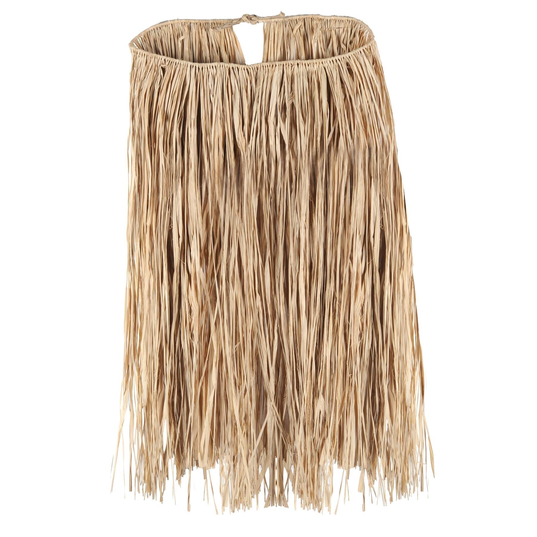 12 Pack Beistle King Size Raffia Hula Skirt - Tropical Party Costume for Luau, Hawaiian Theme Party & Dance Performance